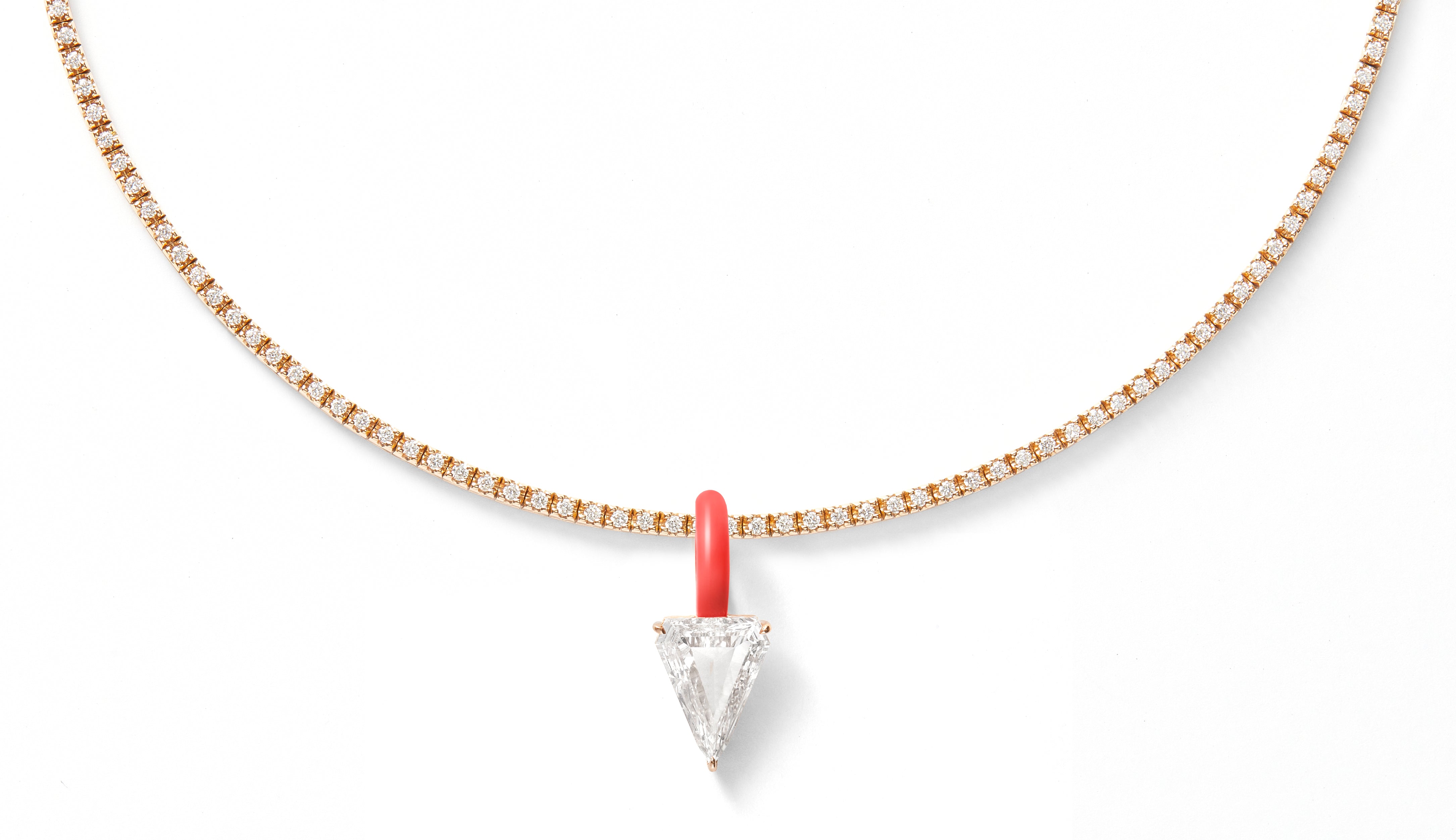 Chroma Glo Charm - 1.16ct Shield Diamond