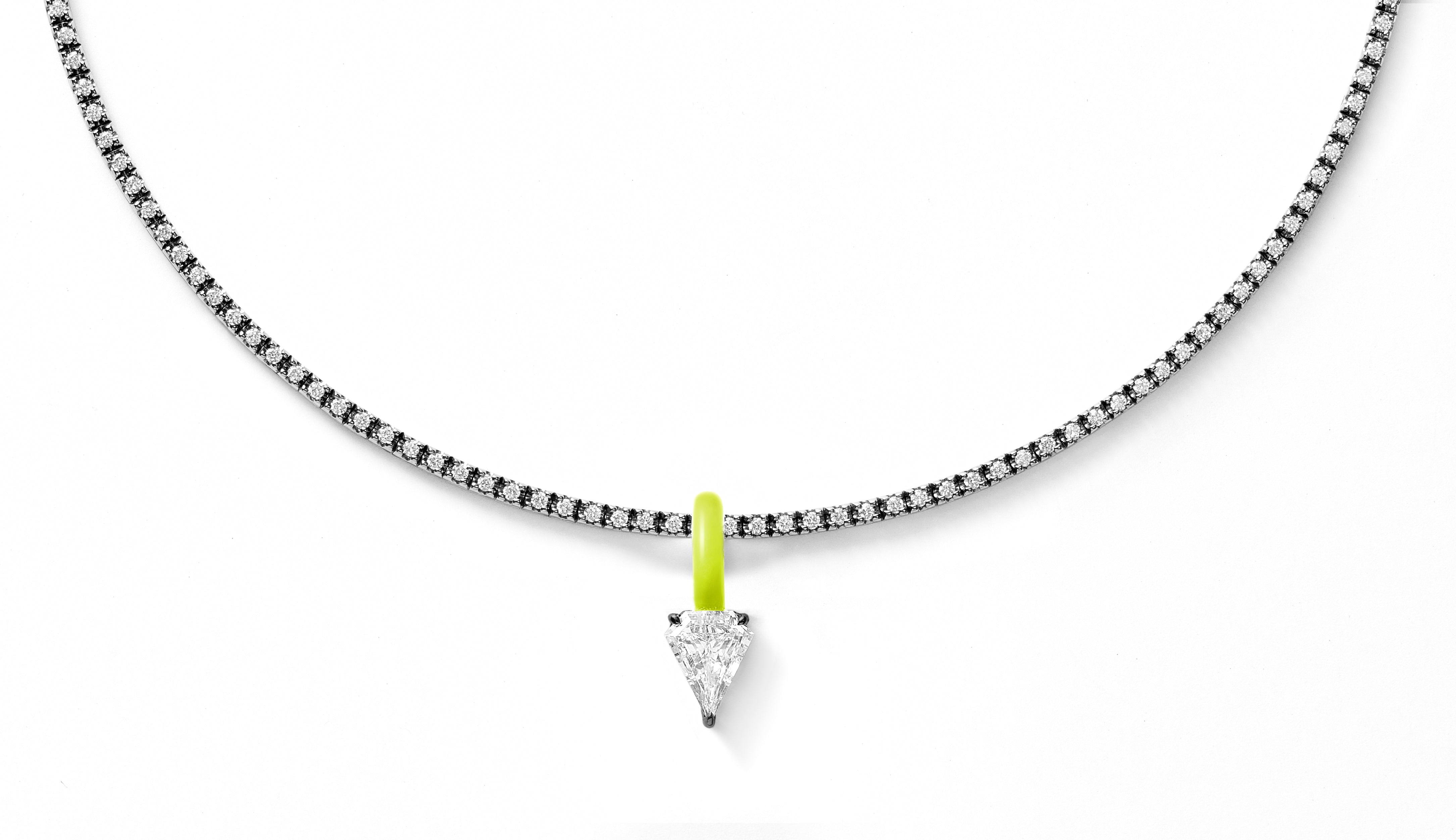 Chroma Highlighter Charm - 0.56ct Shield Diamond