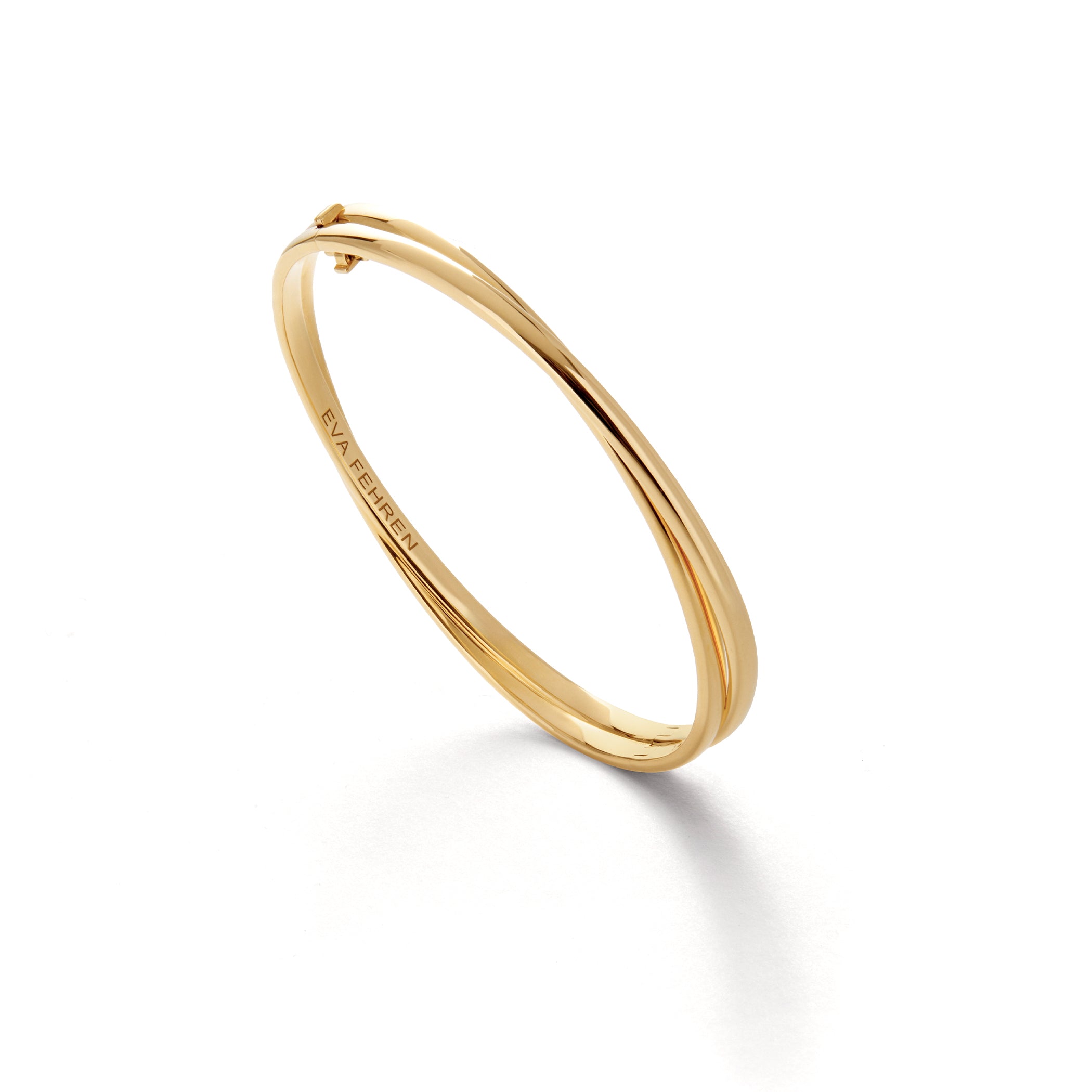 Axis Cuff in Yellow Gold