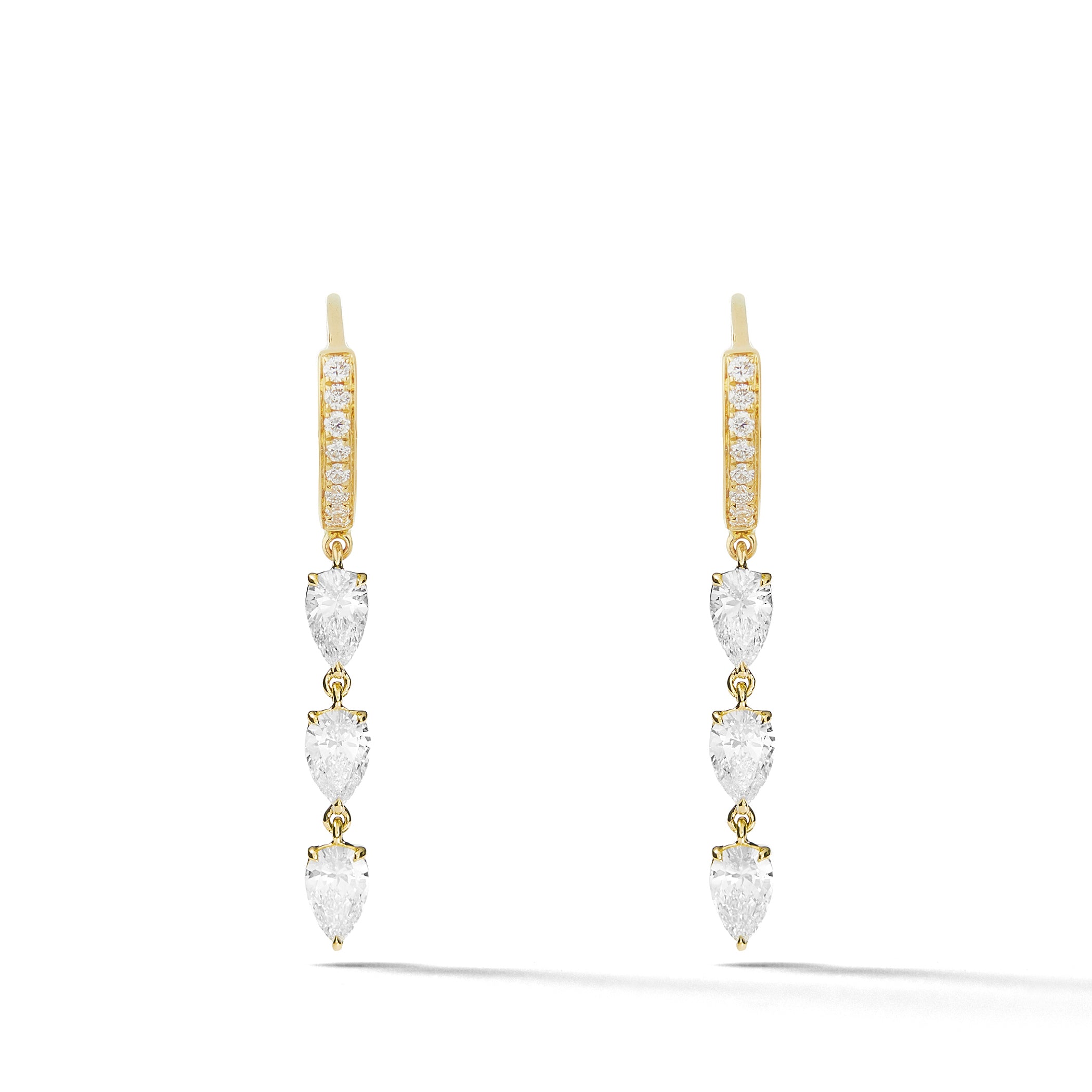 Boa III Earrings in Yellow Gold