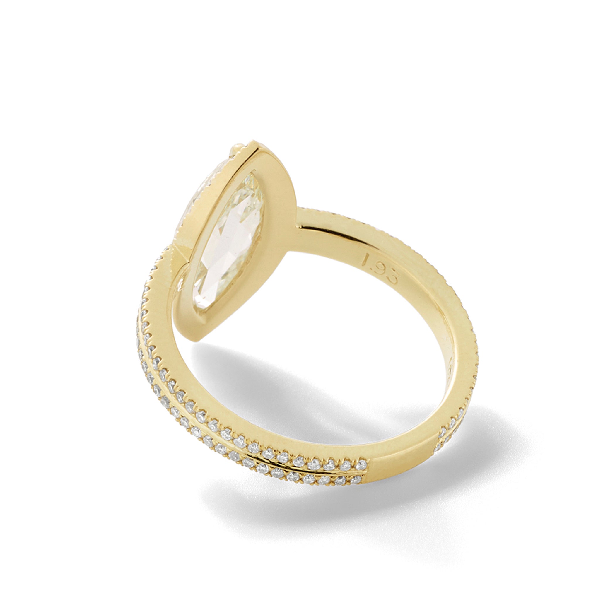 The Marquess in 18K Yellow Gold with Marquise Fancy Diamonds