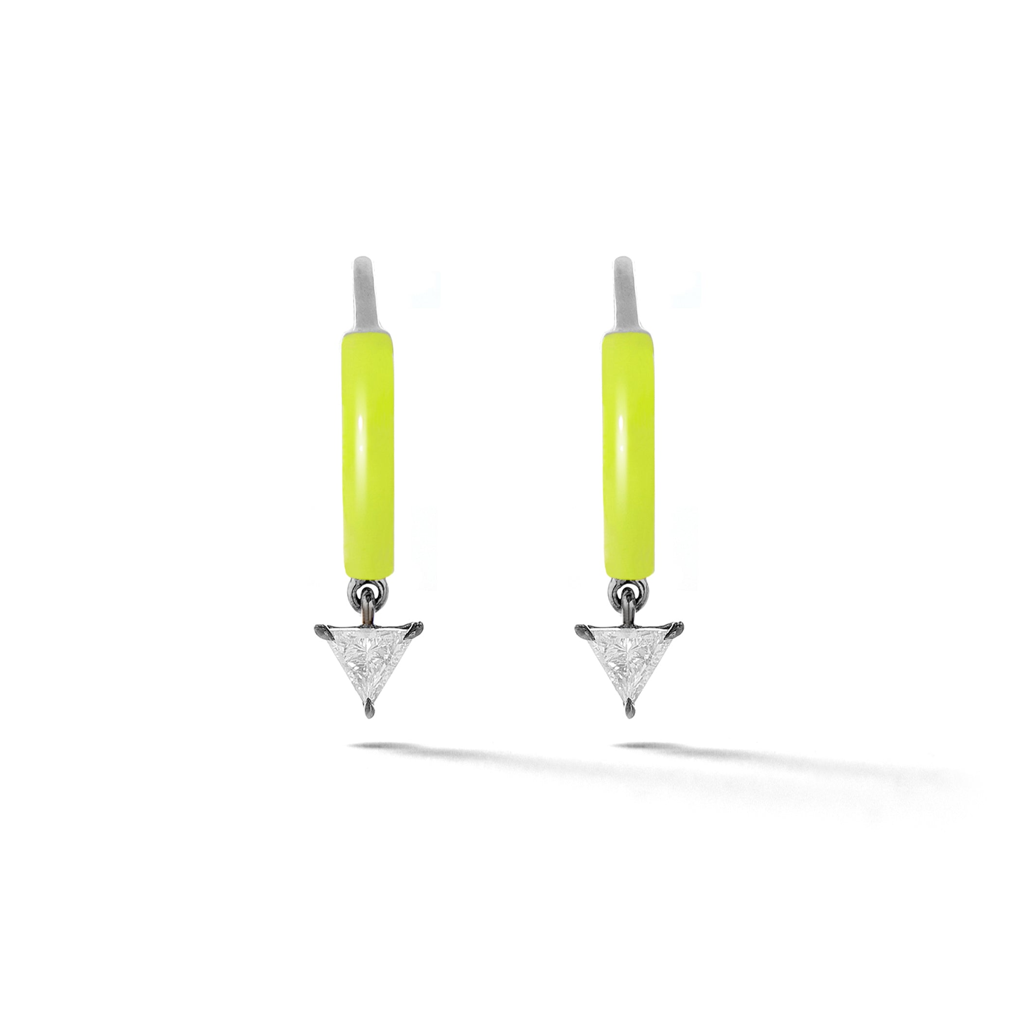 Chroma Highlighter Hoops - Apex White Diamonds