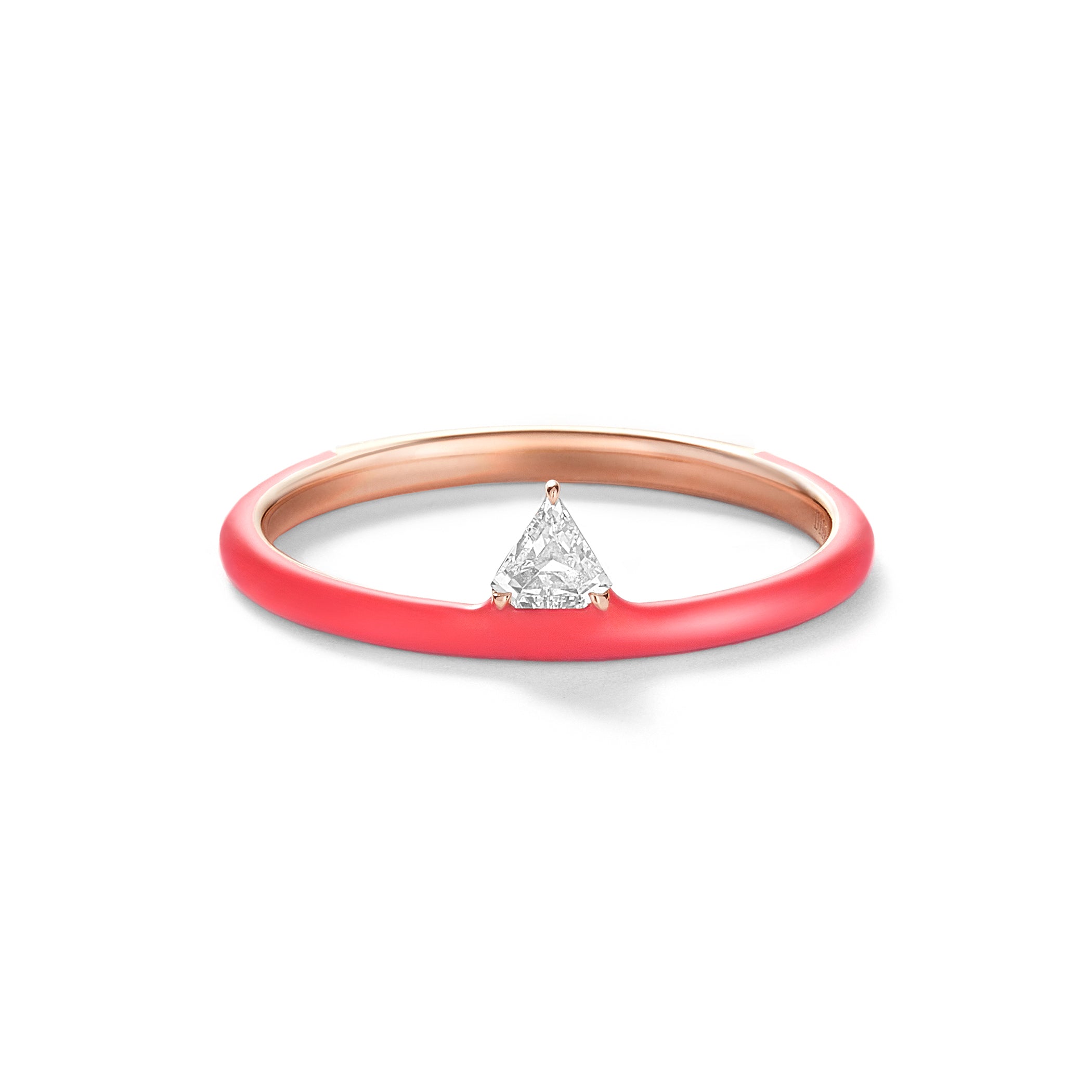 Chroma Glo Offset Ring - Shield White Diamond