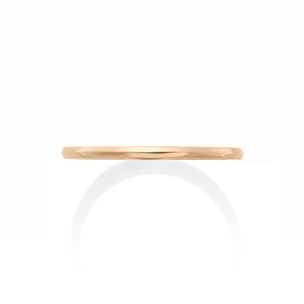 1mm Line Band in 18K Rose Gold