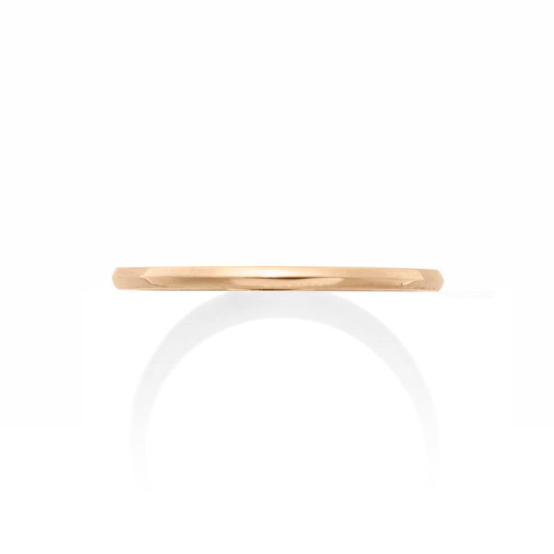 1mm Line Band in 18K Rose Gold