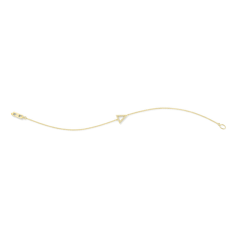 Apex Bracelet in 18K Yellow Gold with White Diamonds