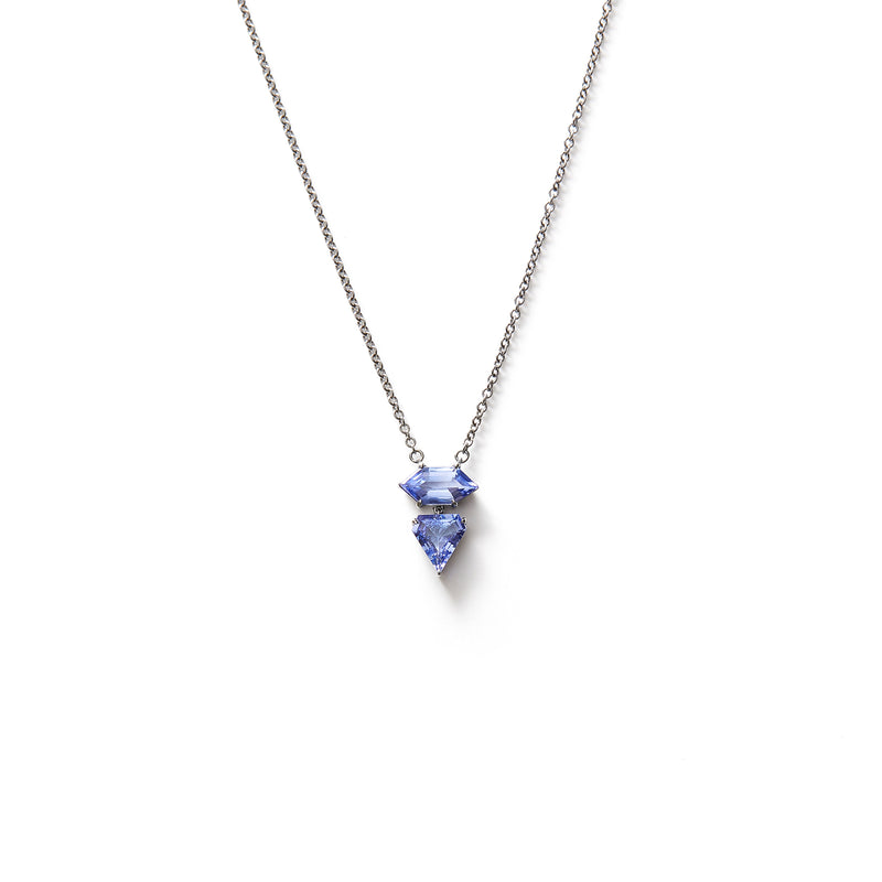 Tanzanite Offset II Pendant