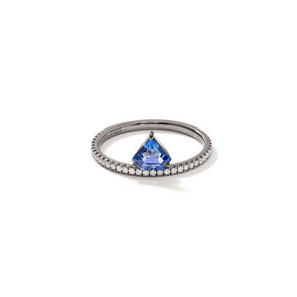 Sapphire Kent Offset Ring