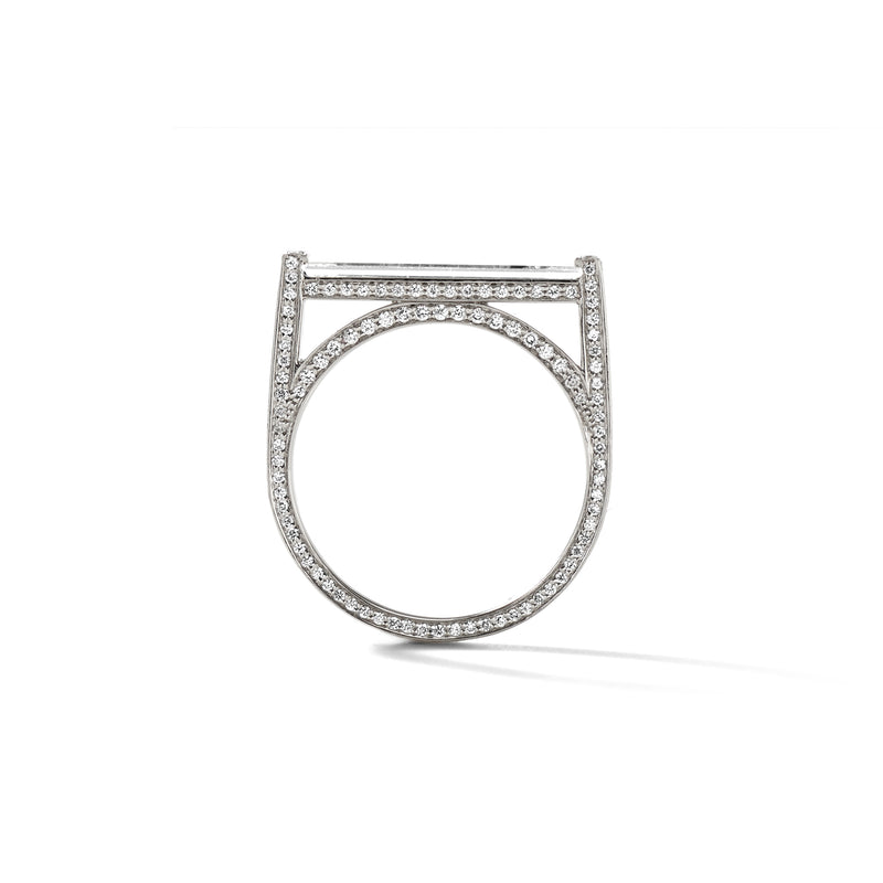 The Imperial in Platinum with Baguette White Diamonds