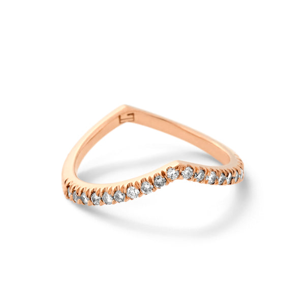 Sergeant in 18K Rose Gold with Pale Champagne Diamonds