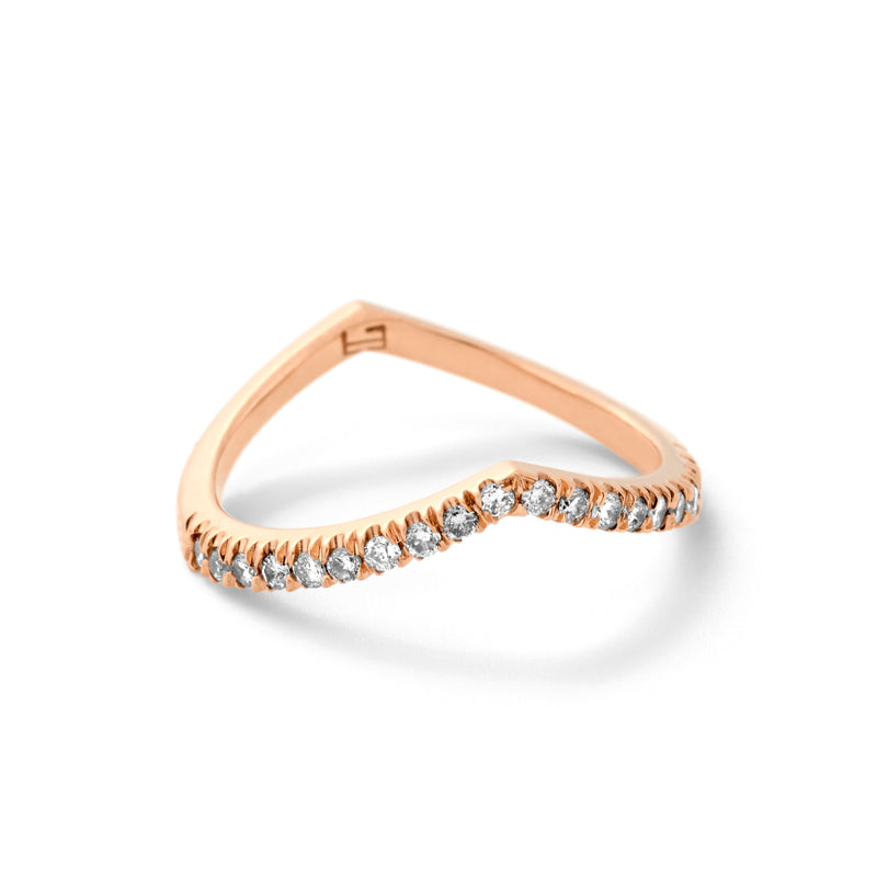 Sergeant in 18K Rose Gold with Pale Champagne Diamonds