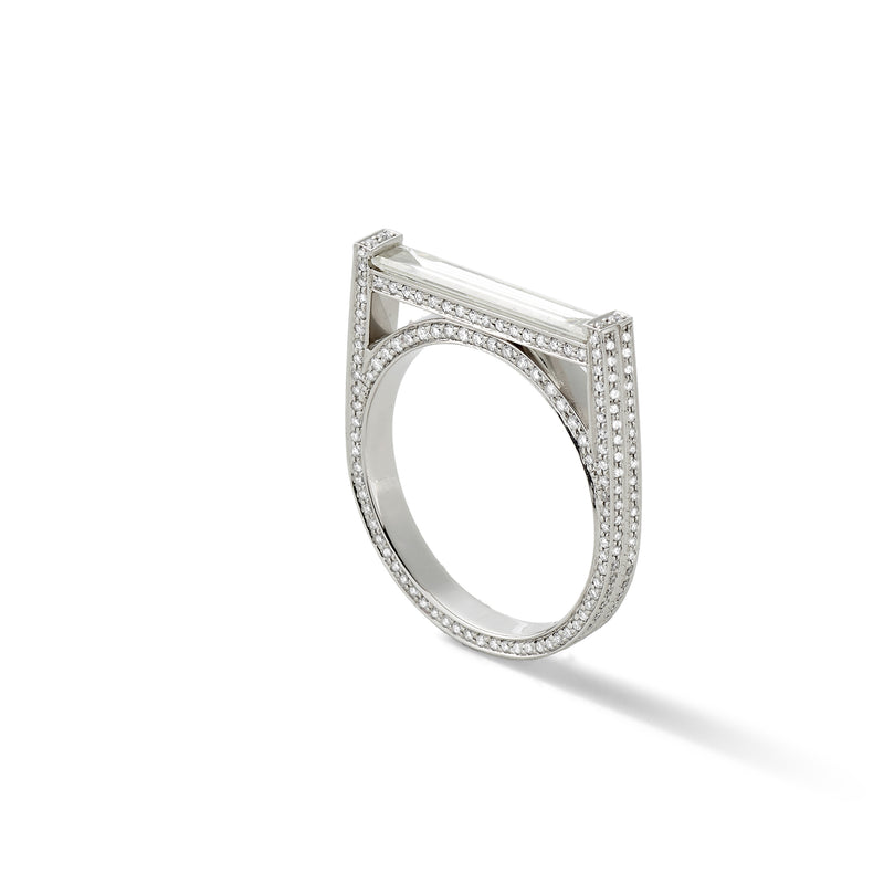 The Imperial in Platinum with Baguette White Diamonds
