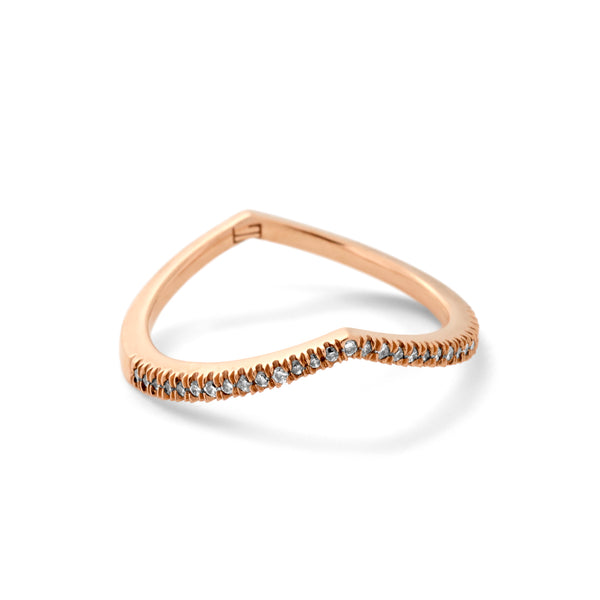 Private in 18K Rose Gold with Pale Champagne Diamonds