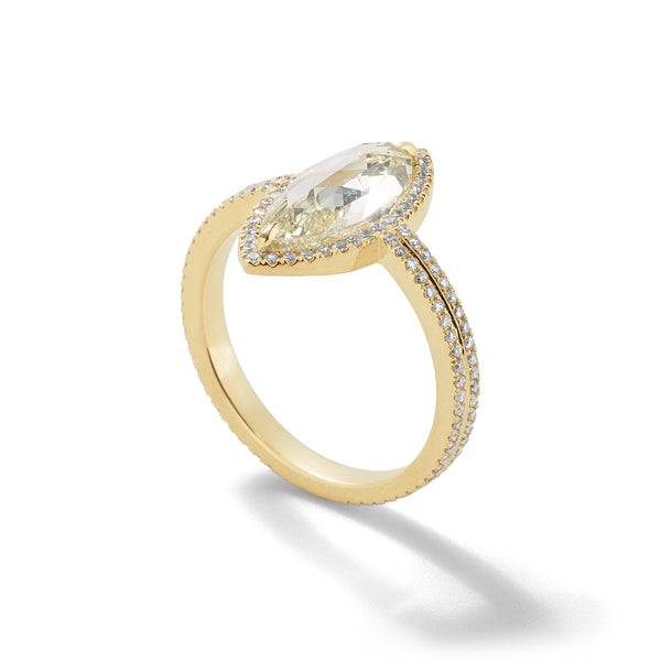 The Marquess in 18K Yellow Gold with Marquise Fancy Diamonds