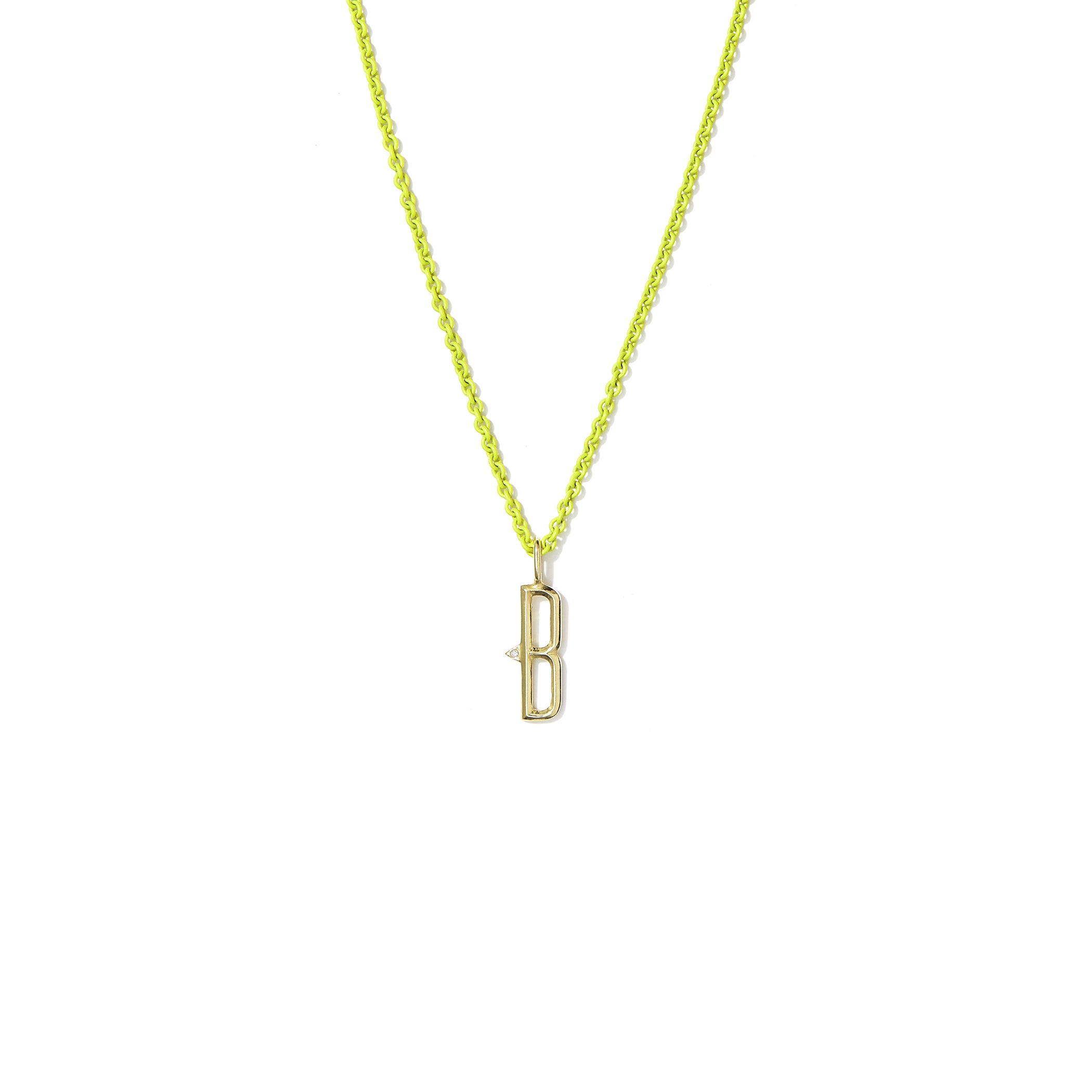 Chroma Highlighter Necklace with Yellow Gold Clasp