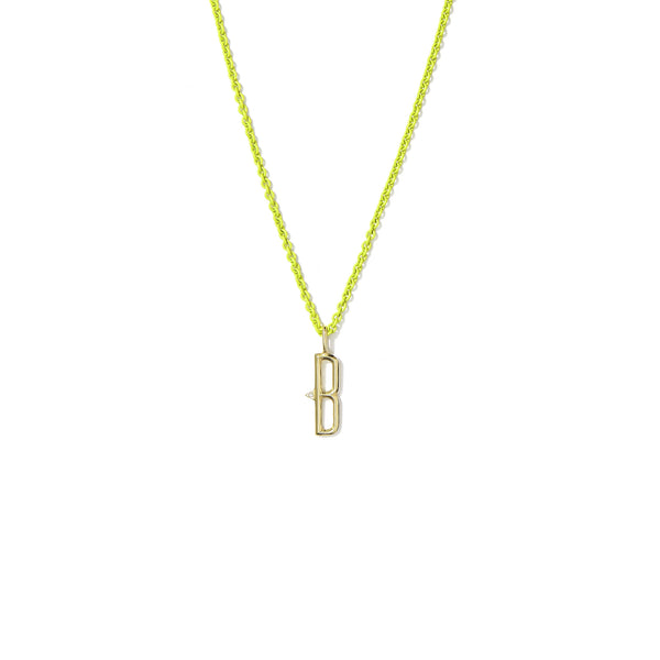Chroma Highlighter Necklace with Yellow Gold Clasp