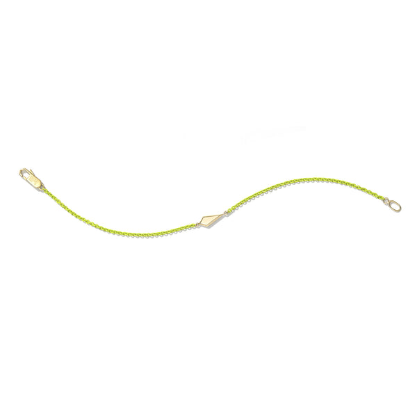 Chroma Highlighter Bracelet with Yellow Gold Ezzat Charm
